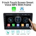 9009W Car Multimedia Player with Wireless CarPlay & Android Auto - 9" - Black