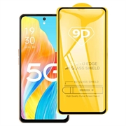 Oppo A1 9D Full Cover Tempered Glass Screen Protector - Black Edge
