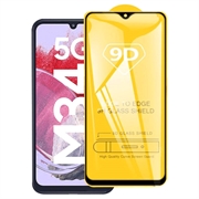 Samsung Galaxy M34 5G 9D Full Cover Tempered Glass Screen Protector - Black Edge