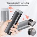 A-174 Aluminium Alloy 7-Day Pill Organizer - Black