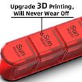 A-470 Weekly Pill Organizer with 28-Compartment - Transparent Black