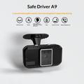 A09 Driver Fatigue Monitoring System / AI Car Camera with Alerts - Black