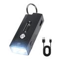 A1 5W Mini LED Flashlight - 580lm, IP66, USB-C, Magnetic Clip - Black