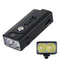 A1 5W Mini LED Flashlight - 580lm, IP66, USB-C, Magnetic Clip - Black