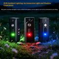 A1 5W Mini LED Flashlight - 580lm, IP66, USB-C, Magnetic Clip - Black