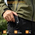 A1 5W Mini LED Flashlight - 580lm, IP66, USB-C, Magnetic Clip - Black