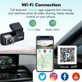 A10 Dual Dash Cam - 4K/2K, GPS, ADAS, WiFi, Parking Monitor - Black