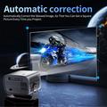 A10 Plus Portable Android Smart Projector with 4K Decoding - Black