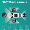 A35 1080P Full HD WiFi 4-Channel Dash Cam - Black