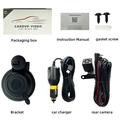 A36 4-Channel Dash Camera - 1080P, WiFi, 3" IPS Screen, Night Recording - Black