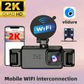 A52 5-Channel 2K WiFi Dash Cam with Parking Monitor, Night Vision - Black