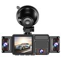 A52 5-Channel 2K WiFi Dash Cam with Parking Monitor, Night Vision - Black