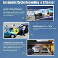 A52 5-Channel 2K WiFi Dash Cam with Parking Monitor, Night Vision - Black