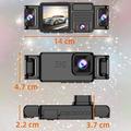 A52 5-Channel 2K WiFi Dash Cam with Parking Monitor, Night Vision - Black