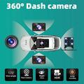 A52 5-Channel 2K WiFi Dash Cam with Parking Monitor, Night Vision - Black