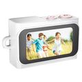 A86 1080P HD Mini Keychain Camera with Touch Screen - Pink