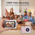 A86 1080P HD Mini Keychain Camera with Touch Screen - Pink