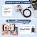 A86 1080P HD Mini Keychain Camera with Touch Screen - Pink