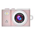 A86 1080P HD Mini Keychain Camera with Touch Screen - Pink