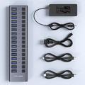 ACASIS HS-716 16-Port USB 3.2 Hub - 10Gbps - EU Plug