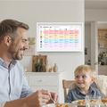 AI Smart Family Organizer with 10" Touchscreen - White