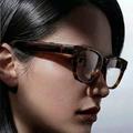 AI Smart Glasses with 13MP Sony Camera - Brown / Clear