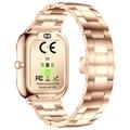 AK108 1.82" Women Smartwatch with Rhinestone Strap - Rose Gold