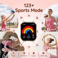AK108 1.82" Women Smartwatch with Rhinestone Strap - Rose Gold