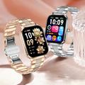 AK108 1.82" Women Smartwatch with Rhinestone Strap - Silver