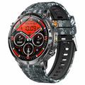 AK122 1.7" Smart Watch - Bluetooth Calling, Heart Rate, SpO2, IP68 - Blue Camouflage