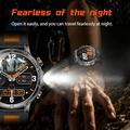 AK122 1.7" Smart Watch - Bluetooth Calling, Heart Rate, SpO2, IP68 - Grey / Orange