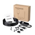 AN112 USB-C Hardwire Endoscope Camera with Lightning/MicroUSB Adapters - 8mm, 10m
