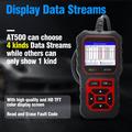 AT500 OBD2 Scanner - Automotive Diagnostic Tool with 2.4" TFT Screen - Black / Red