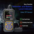 AT500 OBD2 Scanner - Automotive Diagnostic Tool with 2.4" TFT Screen - Black / Yellow