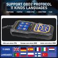 AT500 OBD2 Scanner - Automotive Diagnostic Tool with 2.4" TFT Screen - Black / Yellow