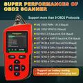 AT700 OBD2 Car Diagnostic Scanner with 2.4" TFT Screen - Red