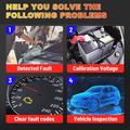AT700 OBD2 Car Diagnostic Scanner with 2.4" TFT Screen - Red