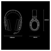 AWEI AT36 Wireless Headphones 2.4GHz - ANC/ENC, Bluetooth 5.4 - Black