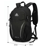 AZELA A1305 28L Hiking Backpack - Breathable Suspension System - Black