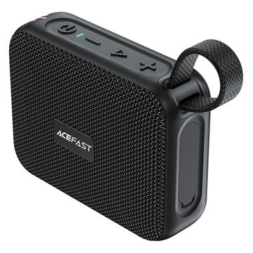Acefast K15 Go Portable Bluetooth Speaker - RGB Light, IPX7, Bluetooth 6.0 - Black