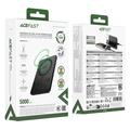Acefast M38 5000mAh Magnetic Wireless Power Bank - 15W Wireless, 18W USB-C PD - Black