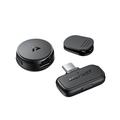 Acefast R7 Wireless Lavalier Microphone - AI Noise Reduction, Magnetic Clip - Black