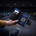 Acefast S6 Smart Passport Holder with Bluetooth Tracker for iOS - Black