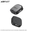Acefast Travel J3 60W Retractable USB-C Cable Set with Phone Stand - Black