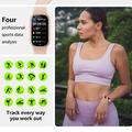 Activity Watch IP67 - Measures Heart Rate, Steps, Activity and Sleep - Pink