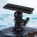 Adjustable Fish Finder Sonar Holder for Boat, Kayak - Black