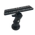 Adjustable Fish Finder Sonar Holder for Boat, Kayak - Black