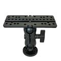 Adjustable Fish Finder Sonar Holder for Boat, Kayak - Black