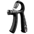 Adjustable Hand Grip Strengthener with Mechanical Counter - Black