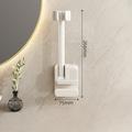 Adjustable Hands-Free Hair Dryer Holder - White